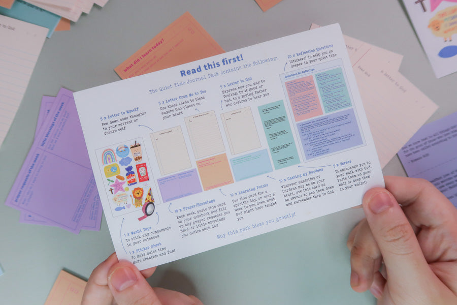 Quiet Time Journal Pack - Journal by The Commandment Co, The Commandment Co , Singapore Christian gifts shop