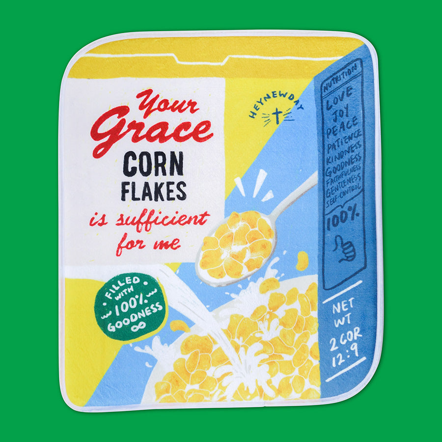 Corn Flakes Cereals Grace {Door Mat} - door mat by The Commandment Co, The Commandment Co , Singapore Christian gifts shop