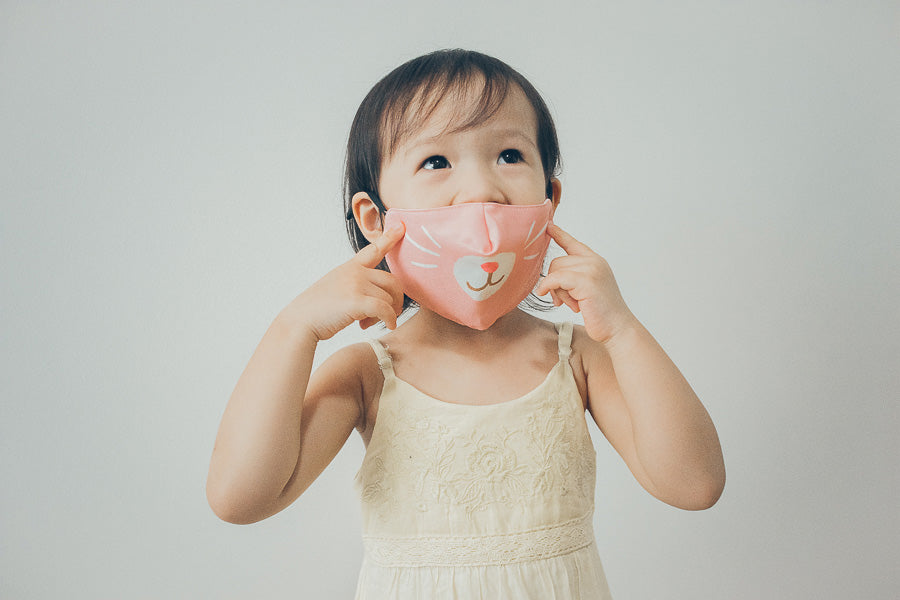 Little Bunny | Angels Protect {Kids Face Mask} - Face Mask by The Commandment Co, The Commandment Co , Singapore Christian gifts shop