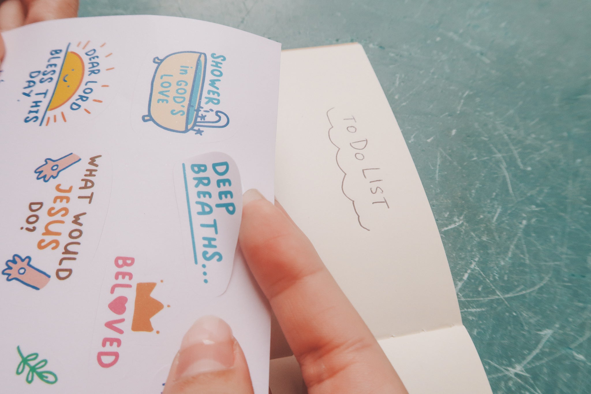 Rest | Journaling Sticker Sheet - Stickers by The Commandment Co , The Commandment Co , Singapore Christian gifts shop