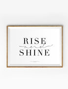 Rise and Shine {Poster} - Posters by Northern Edge Prints, The Commandment Co , Singapore Christian gifts shop