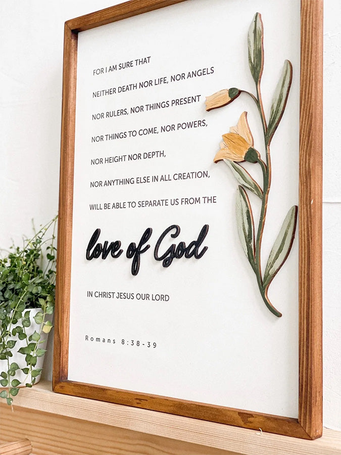 Love Of God {Wood Craft} - Wood Craft by BlessedBe, The Commandment Co , Singapore Christian gifts shop