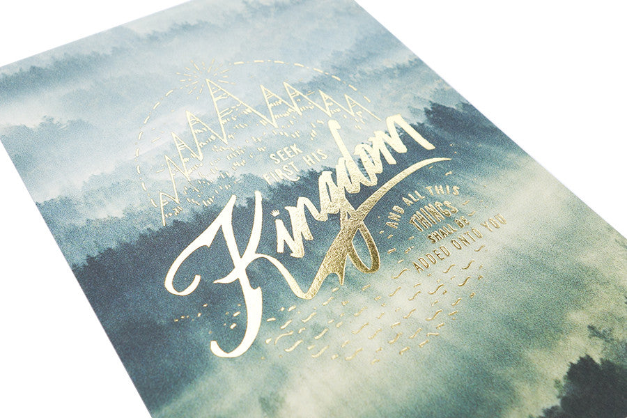 Seek First His Kingdom {Card} - Cards by The Commandment, The Commandment Co