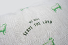 We Will Serve The Lord v2 {Cushion Cover} - Cushion Covers by The Commandment, The Commandment Co , Singapore Christian gifts shop
