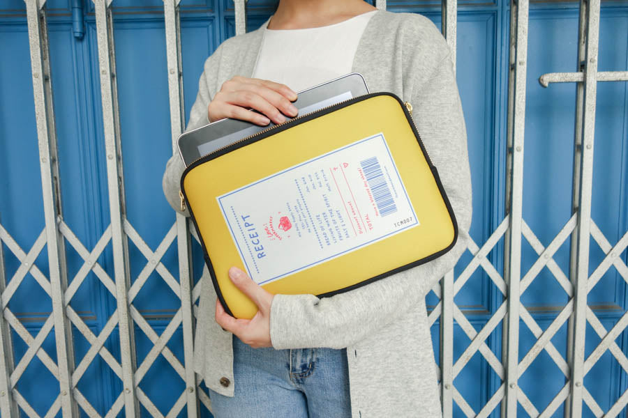 Mustard Faith | Laptop Sleeve - Laptop Sleeve by The Commandment Co, The Commandment Co , Singapore Christian gifts shop