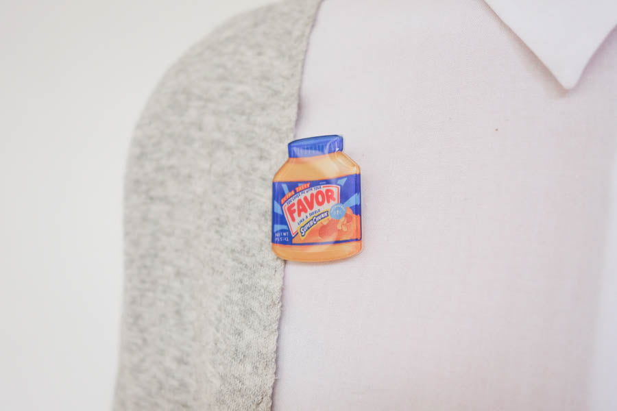 Favor Peanut Butter {LOVE SUPERMARKET Pins} - Accessories by Hey New Day, The Commandment Co , Singapore Christian gifts shop