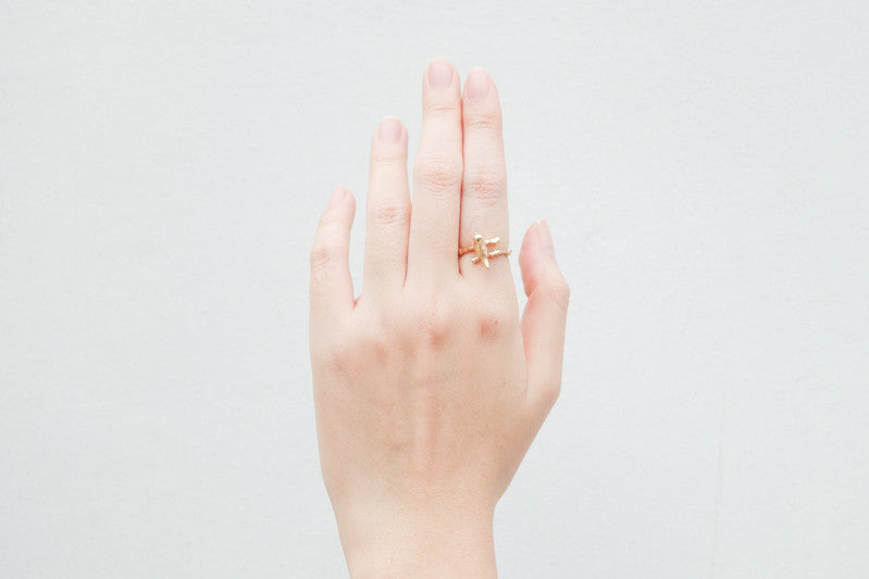 Singing Bird Christian ring inspired by Psalm 104:12, product view 12.