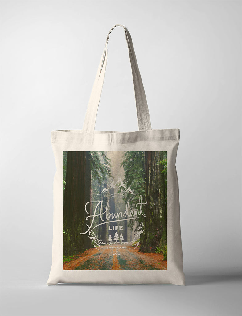 Abundant Life {Tote Bag} - tote bag by The Commandment Co, The Commandment Co