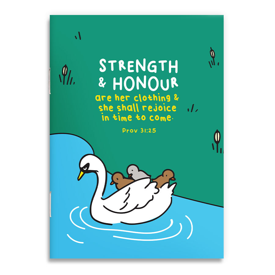 Strength & Honour {A6 Notebook} - Notebooks by The Commandment Co, The Commandment Co , Singapore Christian gifts shop