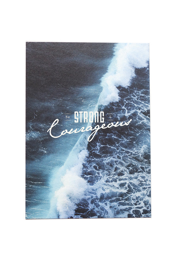 Strong & Courageous {Card} - Cards by The Commandment, The Commandment Co