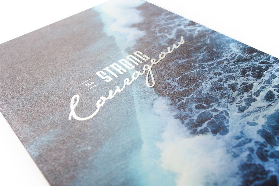 Strong & Courageous {Card} - Cards by The Commandment, The Commandment Co