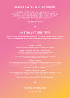 Joy Comes in the Morning | Suncatcher Sticker - Window Decal by The Brave Assembly, The Commandment Co , Singapore Christian gifts shop