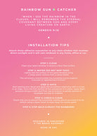 Rejoice and Be Glad | Suncatcher Sticker - Window Decal by The Brave Assembly, The Commandment Co , Singapore Christian gifts shop