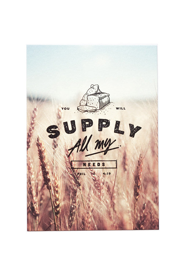 Supply {Card} - Cards by The Commandment, The Commandment Co