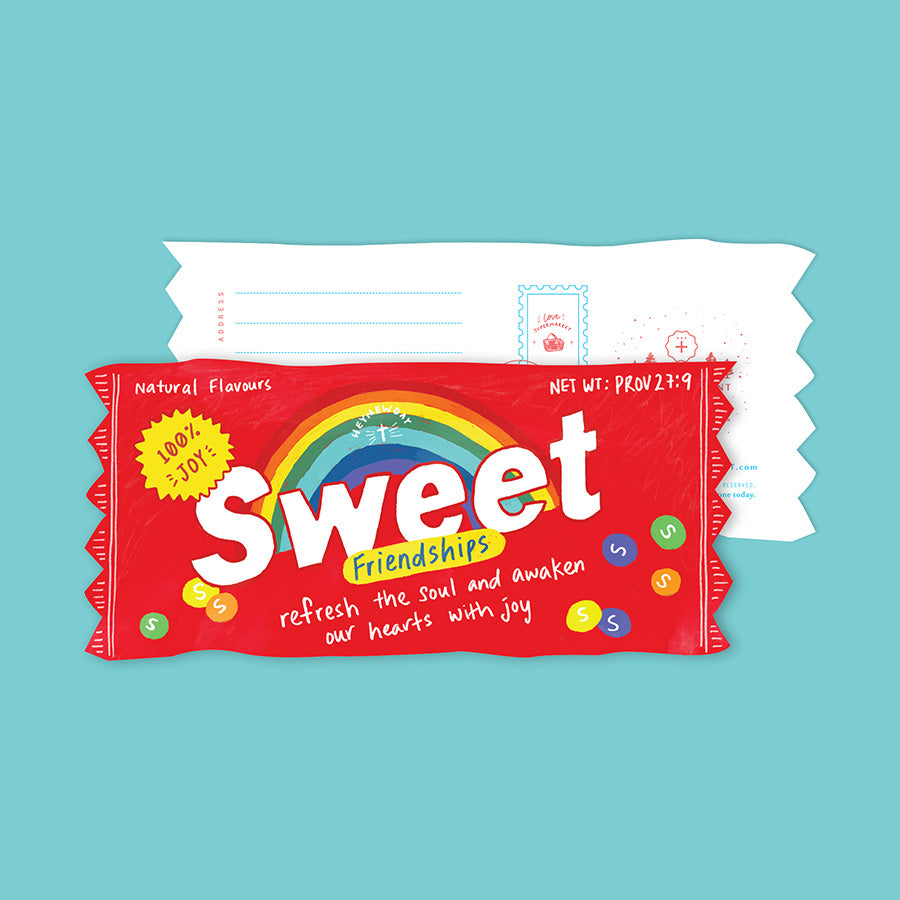 Sweet Friendships Candy {LOVE SUPERMARKET Card} - Cards by The Commandment Co, The Commandment Co , Singapore Christian gifts shop