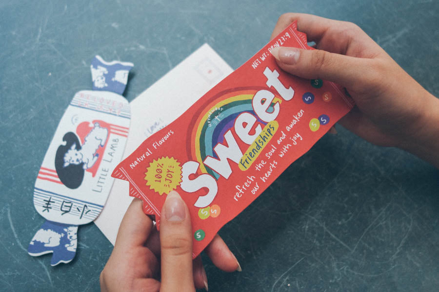Sweet Friendships Candy {LOVE SUPERMARKET Card} - Cards by The Commandment Co, The Commandment Co , Singapore Christian gifts shop
