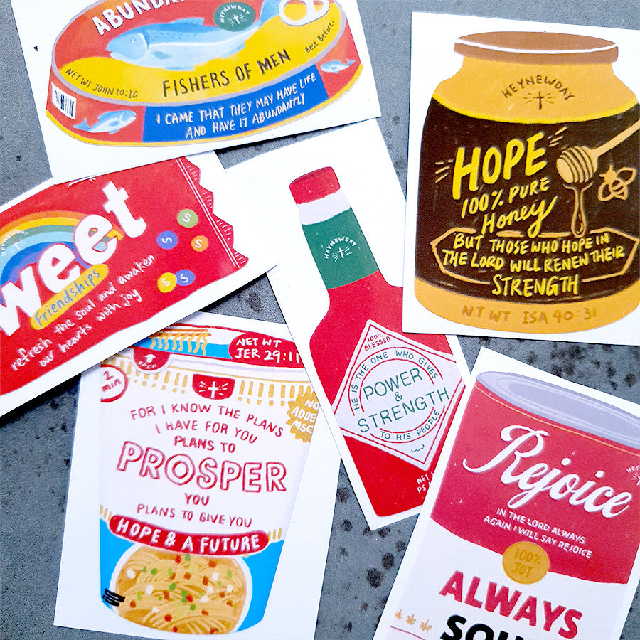 Love Supermarket Stickers {Telegram Channel Exclusive} - by The Commandment Co , The Commandment Co , Singapore Christian gifts shop