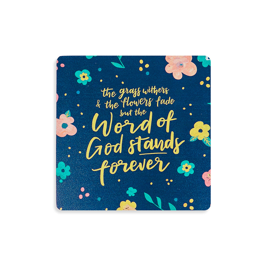 Word Of God Stands Forever {Coasters} - coasters by The Commandment Co, The Commandment Co , Singapore Christian gifts shop