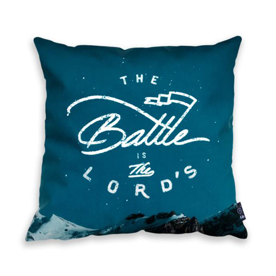 The Battle Is The Lord's {Cushion Cover} - Cushion Covers by The Commandment Co, The Commandment Co , Singapore Christian gifts shop