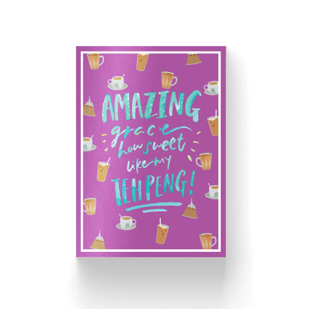 Amazing Grace, Sweet Like Teh Peng{Card} - Cards by The Brave Assembly, The Commandment Co