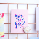 You are Gold {Card} - Cards by The Brave Assembly, The Commandment Co , Singapore Christian gifts shop