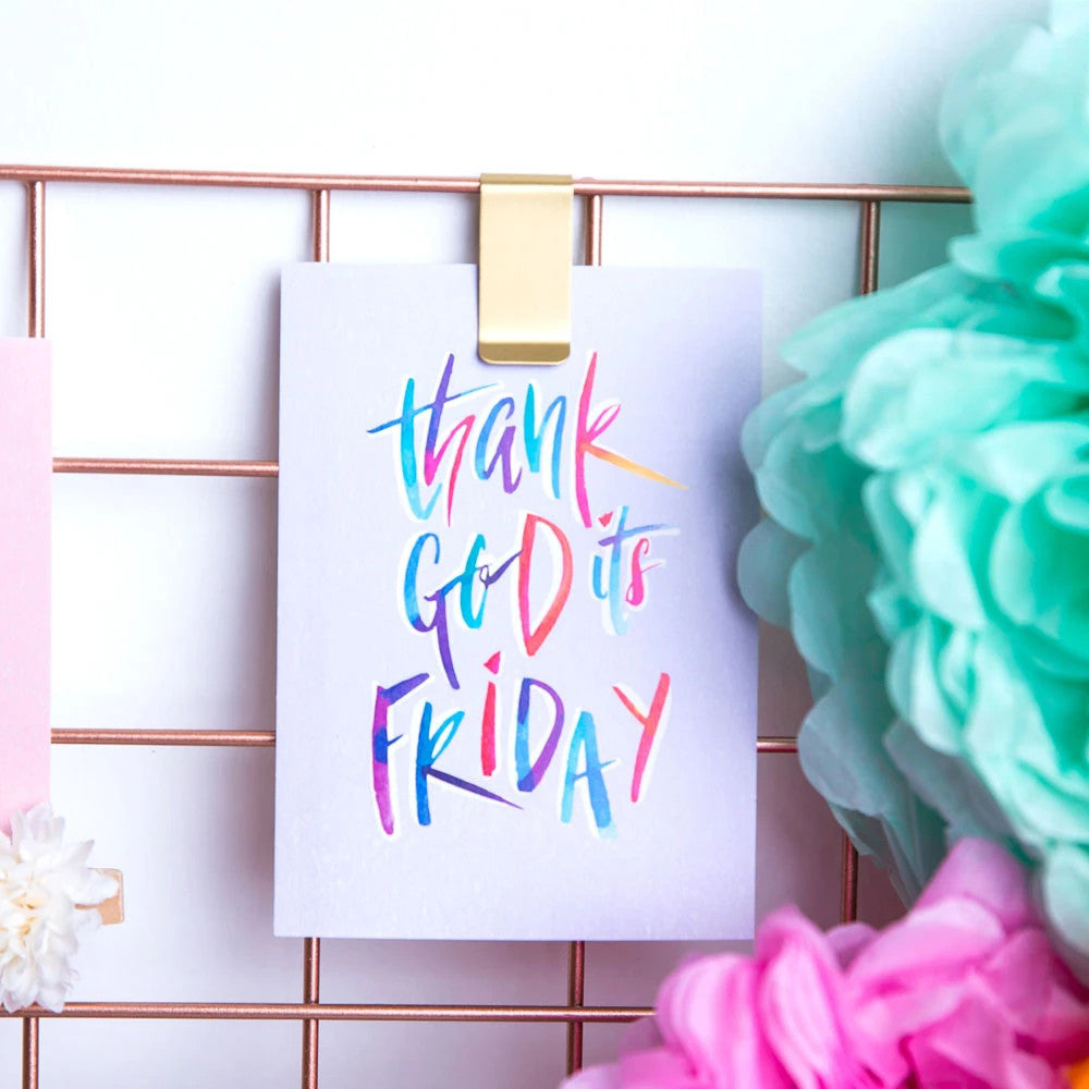 TGIF {Card} - Cards by The Brave Assembly, The Commandment Co