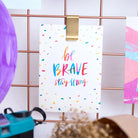 Be Brave, Stay Strong {Card} - Cards by The Brave Assembly, The Commandment Co