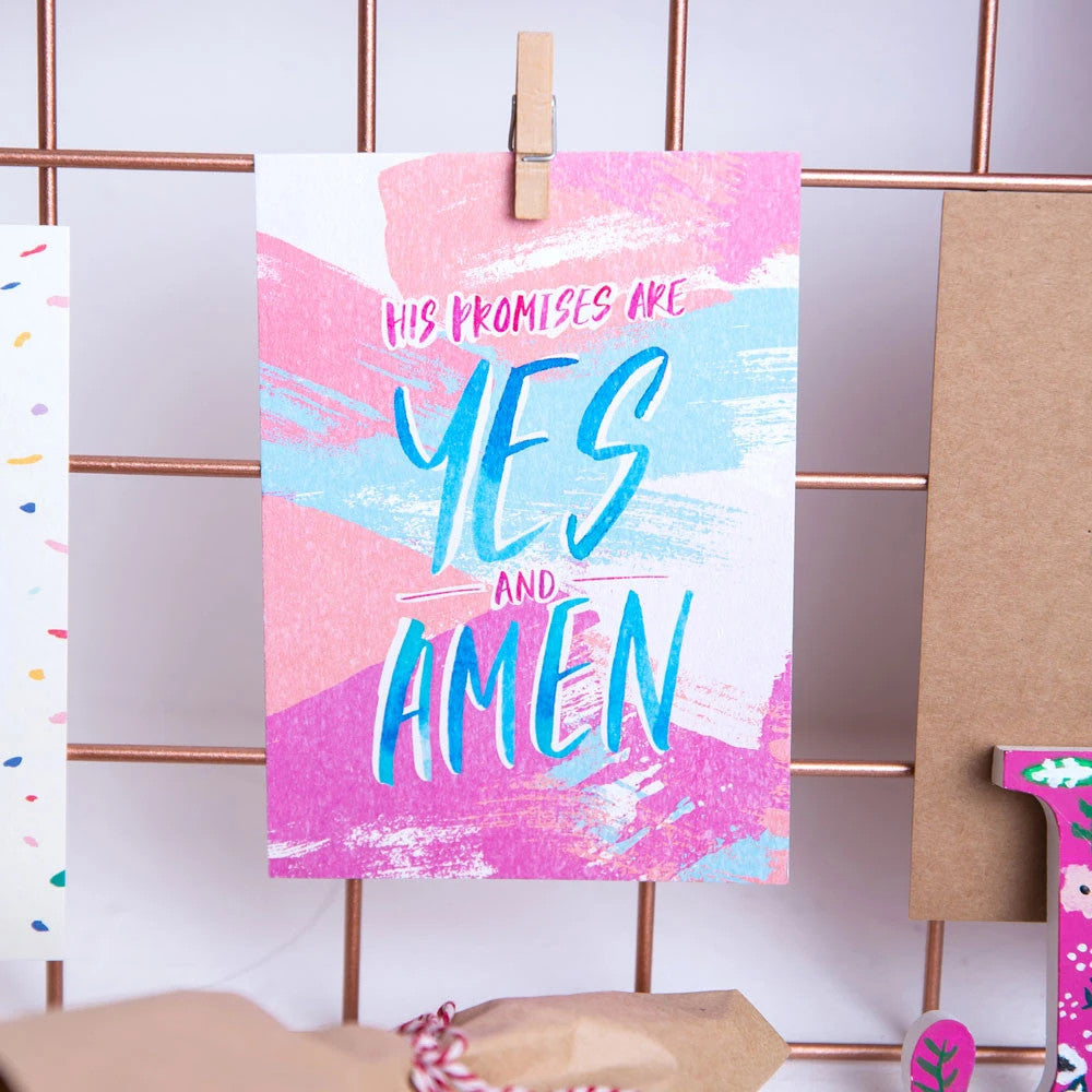 Yes & Amen {Card} - Cards by The Brave Assembly, The Commandment Co , Singapore Christian gifts shop