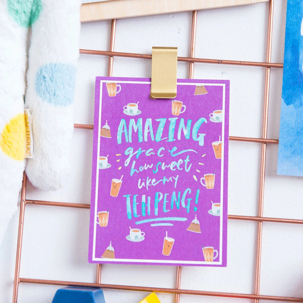 Amazing Grace, Sweet Like Teh Peng{Card} - Cards by The Brave Assembly, The Commandment Co