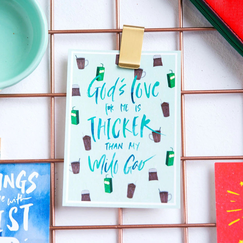 God's Love Thicker than Milo Gao {Card} - Cards by The Brave Assembly, The Commandment Co , Singapore Christian gifts shop
