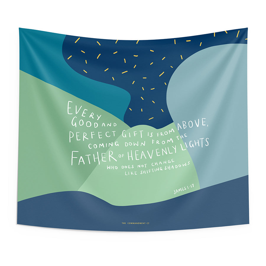 Every Good and Perfect Gift {Wall Tapestry} - Wall Tapestry by The Commandment Co, The Commandment Co , Singapore Christian gifts shop