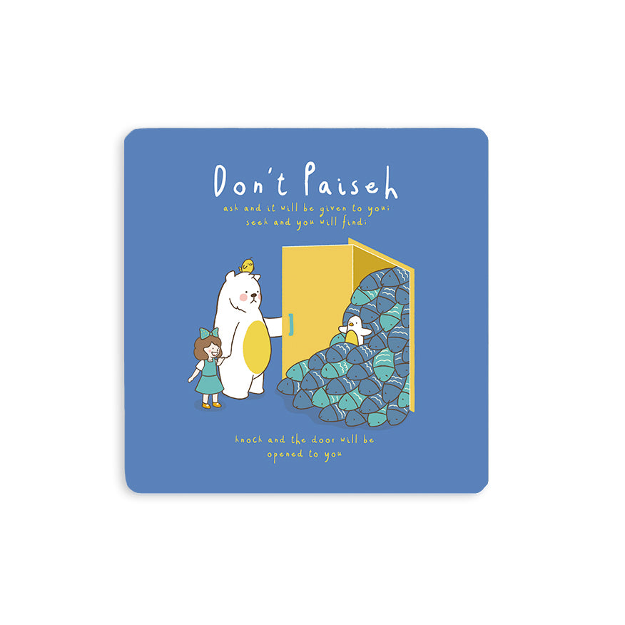 Don't Paiseh {Coasters} - coasters by The Commandment Co, The Commandment Co , Singapore Christian gifts shop