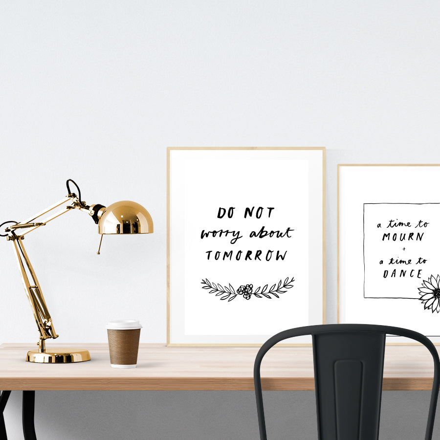 Do Not Worry {Poster} - Posters by Love The Ark, The Commandment Co