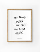 One Thing {Poster} - Posters by Love The Ark, The Commandment Co