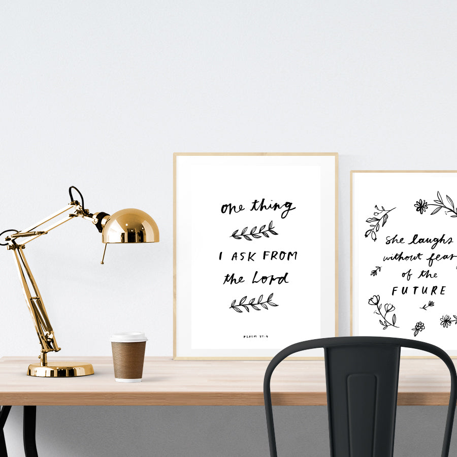 One Thing {Poster} - Posters by Love The Ark, The Commandment Co