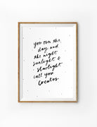 Creator {Poster} - Posters by Love The Ark, The Commandment Co