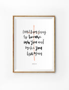 Poster featuring beautiful typography bible verses with cross designs. ‘Look! I have going to breathe into you and make you live again’. 200GSM paper, available in A3,A4 size.