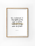 Entrance of Thy Words {Poster} - Posters by The Lily Collective, The Commandment Co