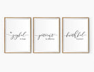 Joyful Patient Faithful {Poster} - Posters by Divine Digital Prints, The Commandment Co , Singapore Christian gifts shop