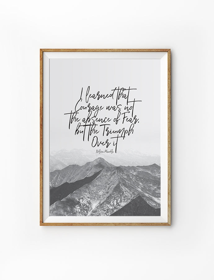 Courage {Poster} - Posters by Divine Digital Prints, The Commandment Co