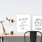 Done in Love {Poster} - Posters by Northern Edge Prints, The Commandment Co