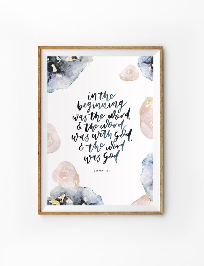 The Word {Poster} - Posters by More Than Gold Designs, The Commandment Co , Singapore Christian gifts shop