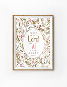 All Thine Heart {Poster} - Posters by Forever Written Studio, The Commandment Co