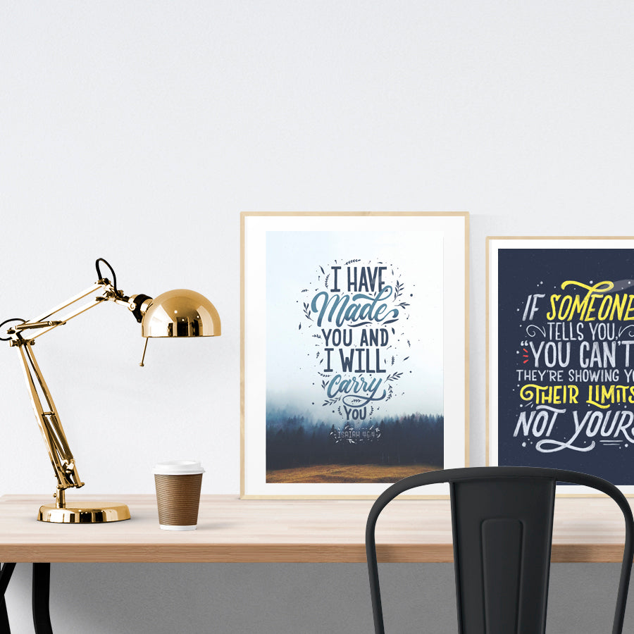 I Have Made You {Poster} - Posters by Lettering Hope, The Commandment Co , Singapore Christian gifts shop