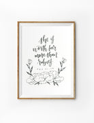 Worth Far More Than Rubies {Poster} - Posters by Hands and Pens, The Commandment Co , Singapore Christian gifts shop
