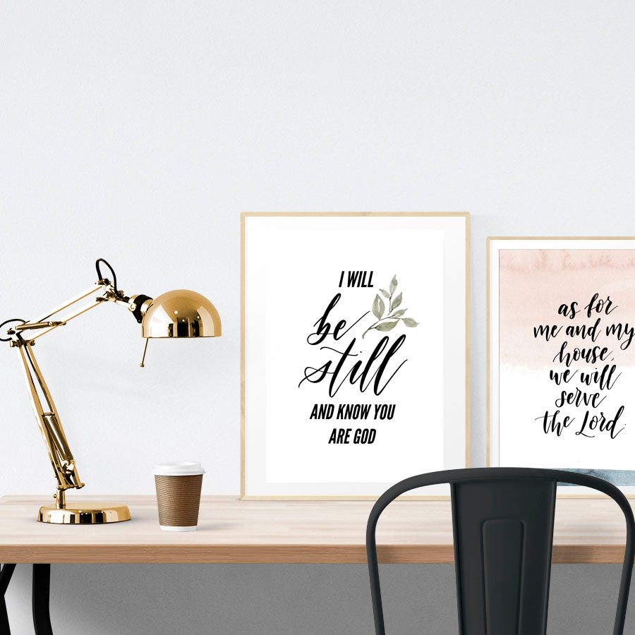 Be Still {Poster} - Posters by Branches and Strokes, The Commandment Co