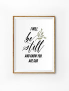 Be Still {Poster} - Posters by Branches and Strokes, The Commandment Co