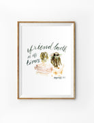 A Friend Loveth At All Times - Portrait {Poster} - Posters by Like Pearls on a String, The Commandment Co