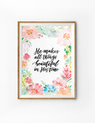 All Things Beautiful {Poster} - Posters by Pecks of Paper, The Commandment Co