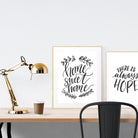 Home Sweet Home {Poster} - Posters by Small Hours Shop, The Commandment Co , Singapore Christian gifts shop